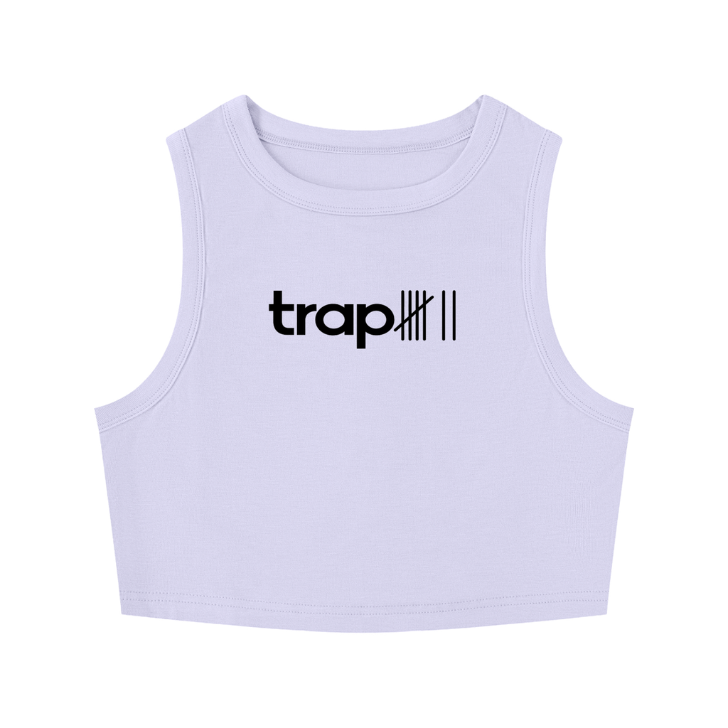 Sculpted Crewneck Crop Tank