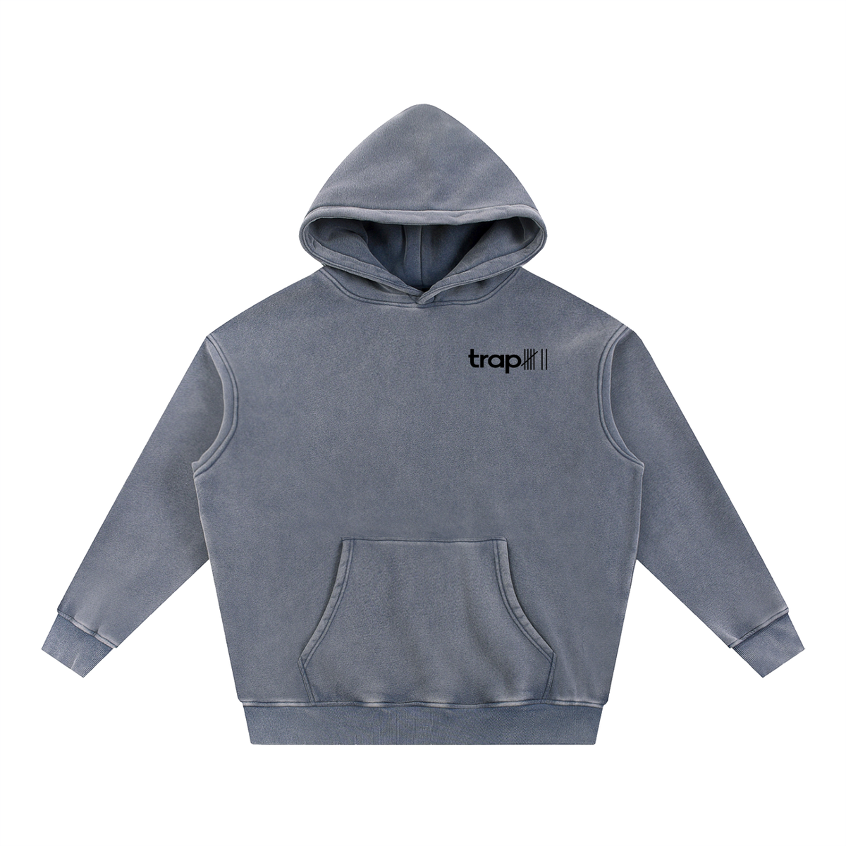 Snow Washed Oversized Fleece Hoodie