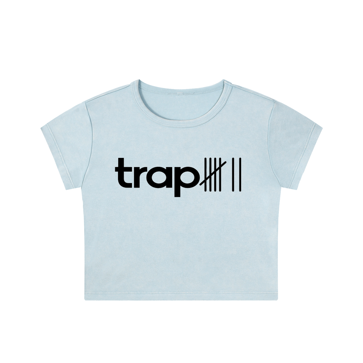 Snow Washed Cropped Tee
