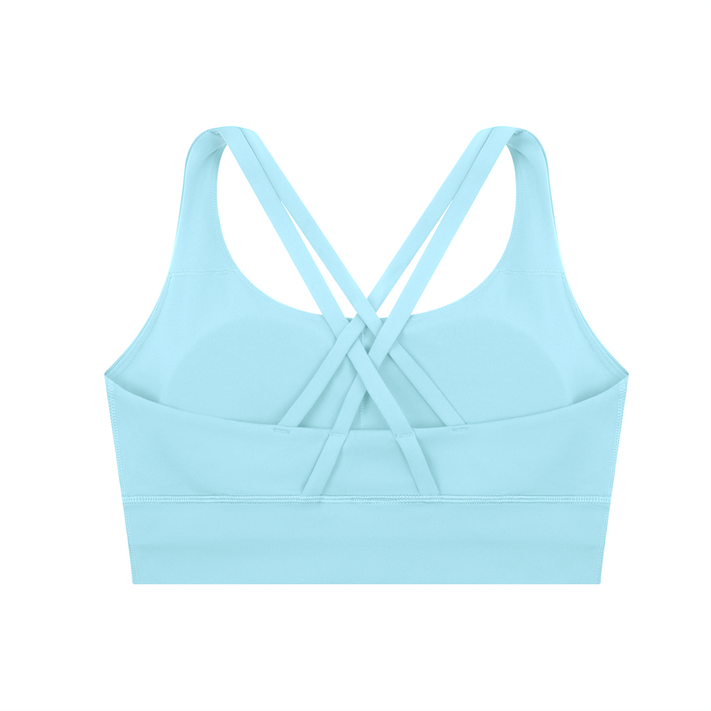 Criss-Cross Strappy Sports Bra