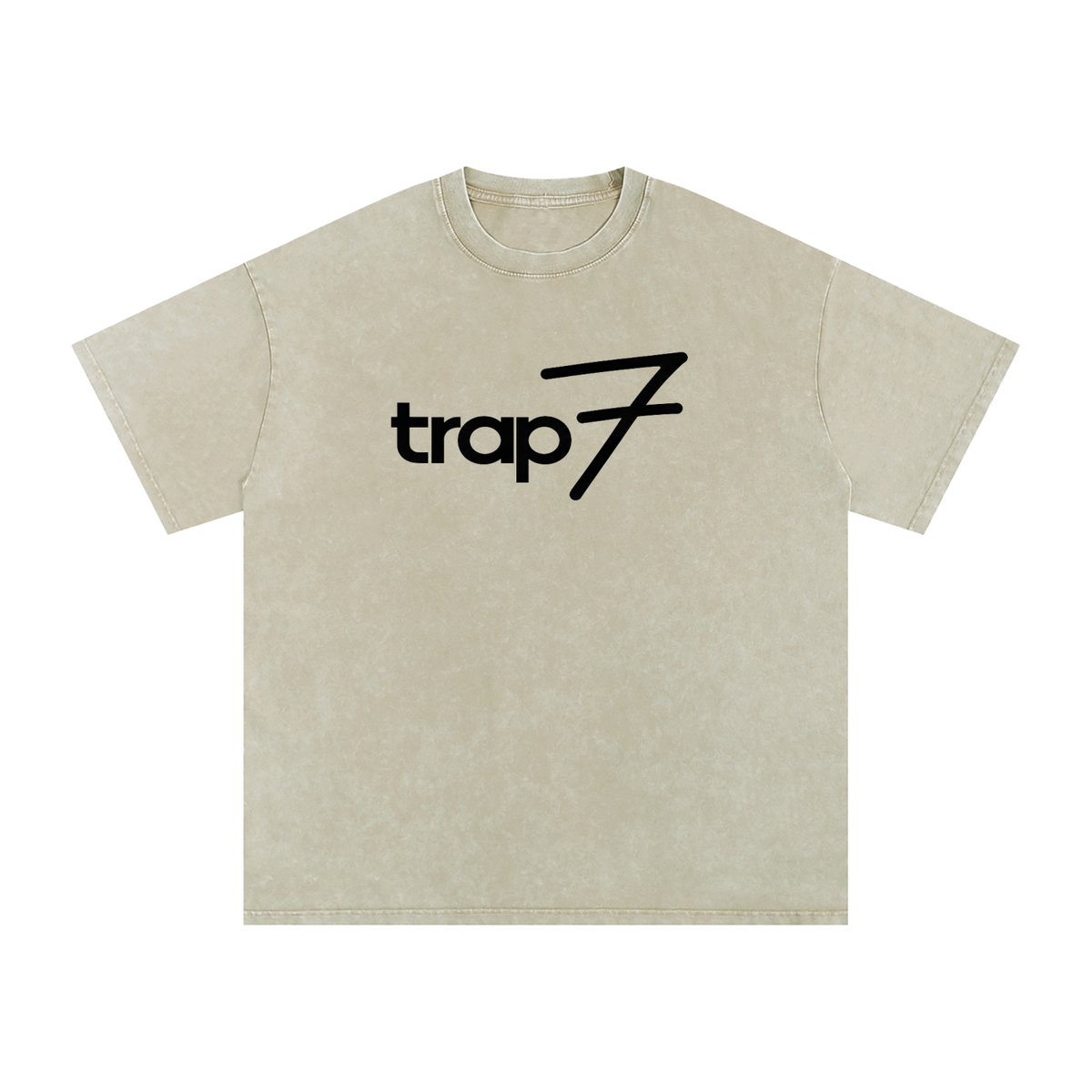 Snow Washed Oversized Cotton Tee