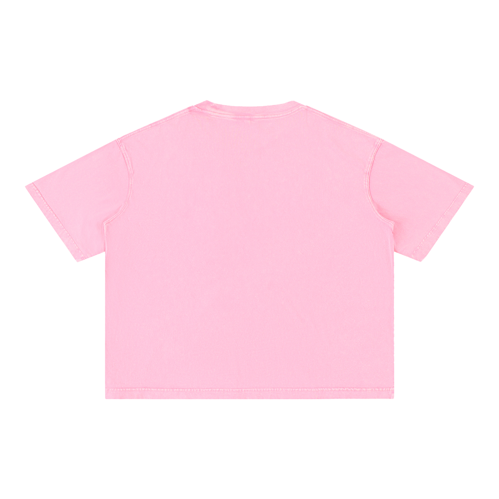 Mineral Wash Boxy Cotton Tee