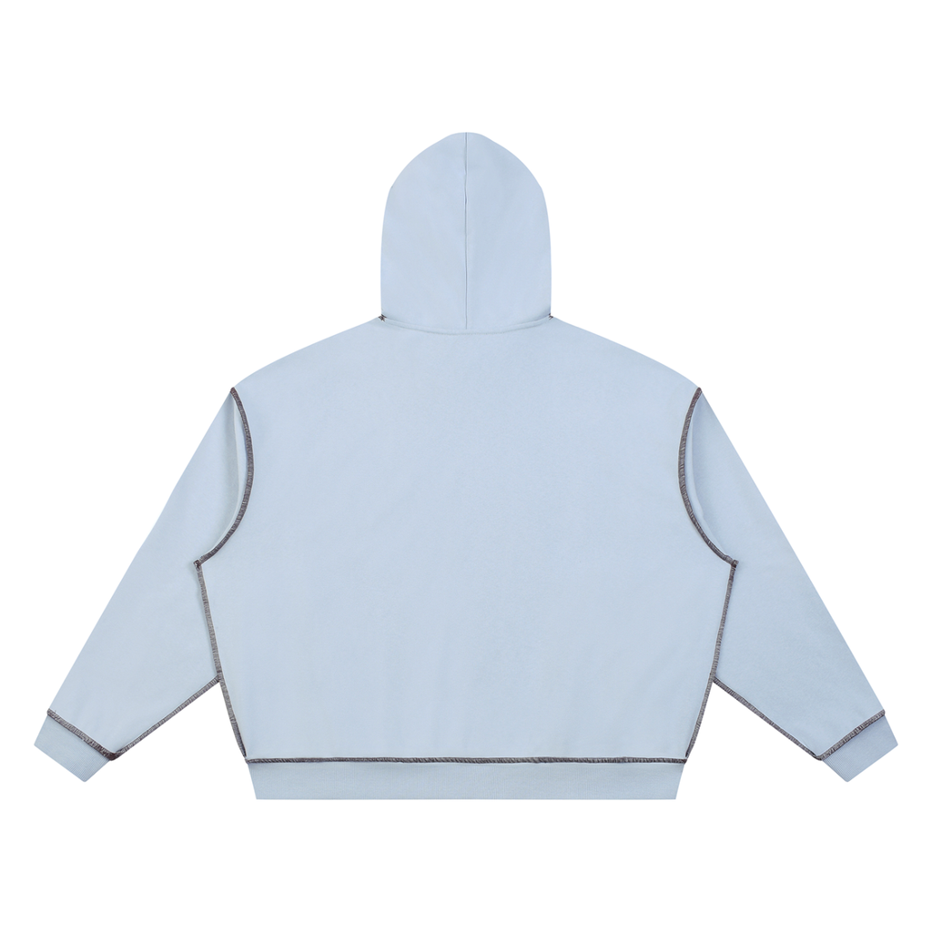 Heavyweight Boxy Topstitch Hoodie