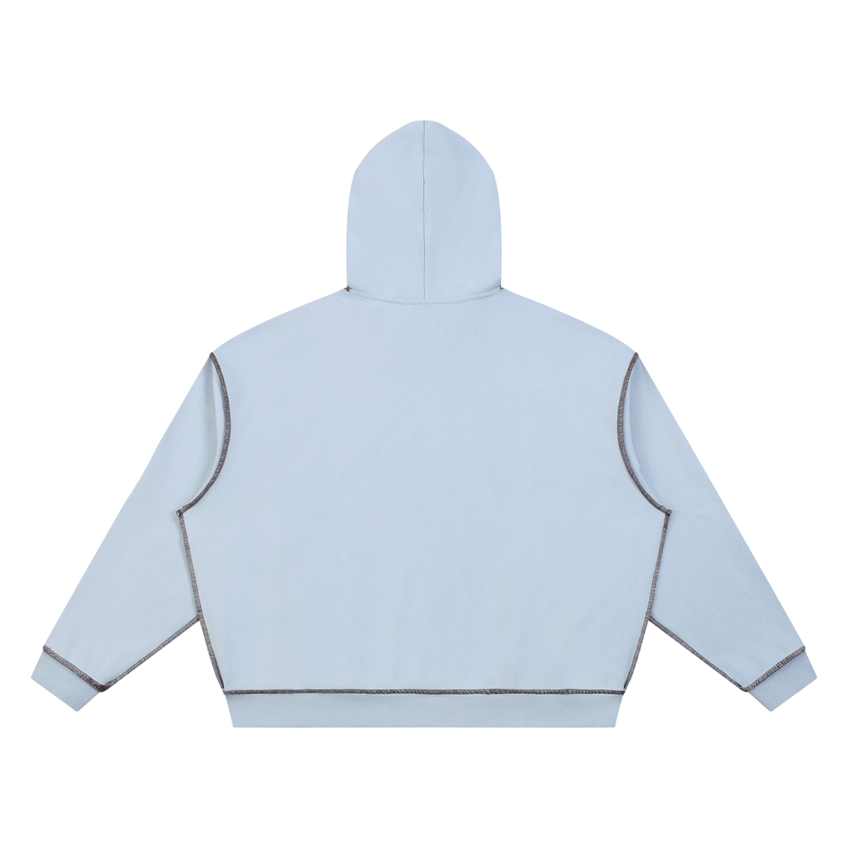 Heavyweight Boxy Topstitch Hoodie