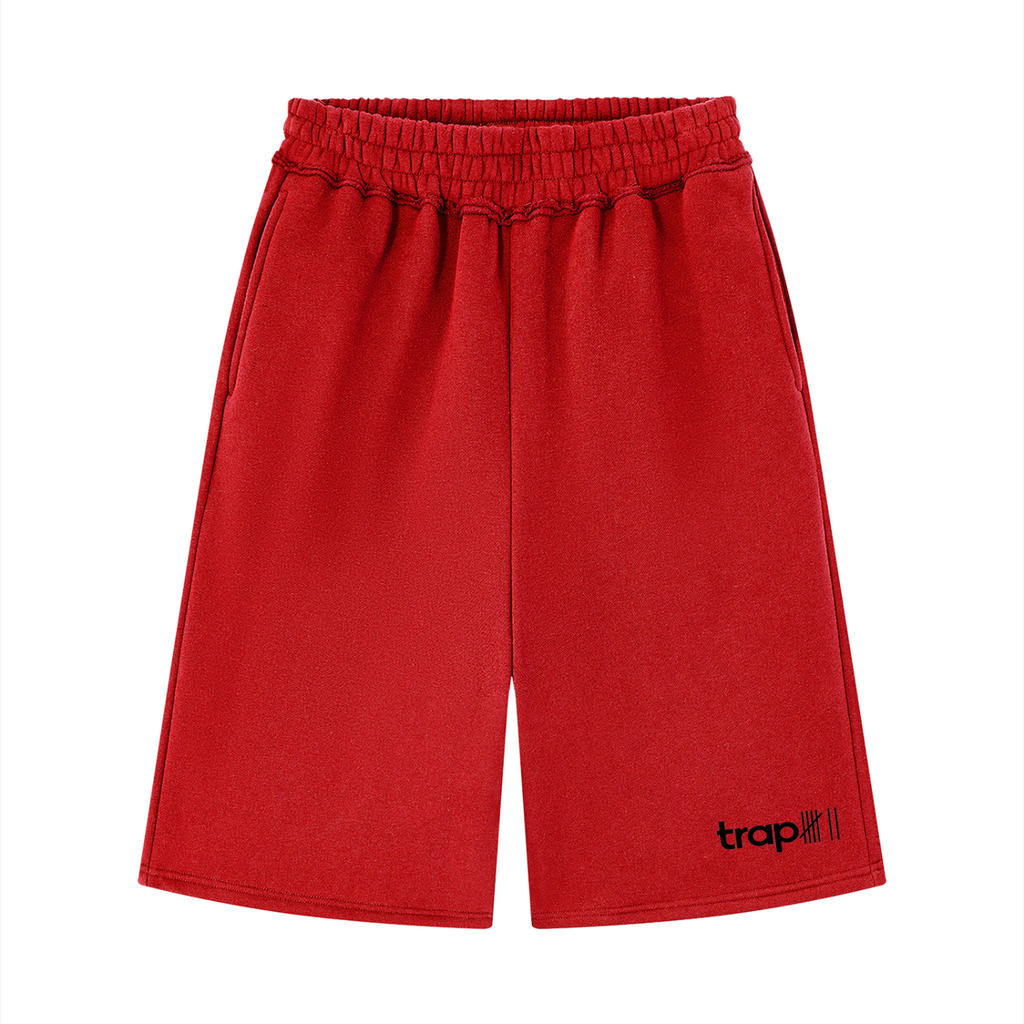 Everyday Raw-Edge Fleece Shorts