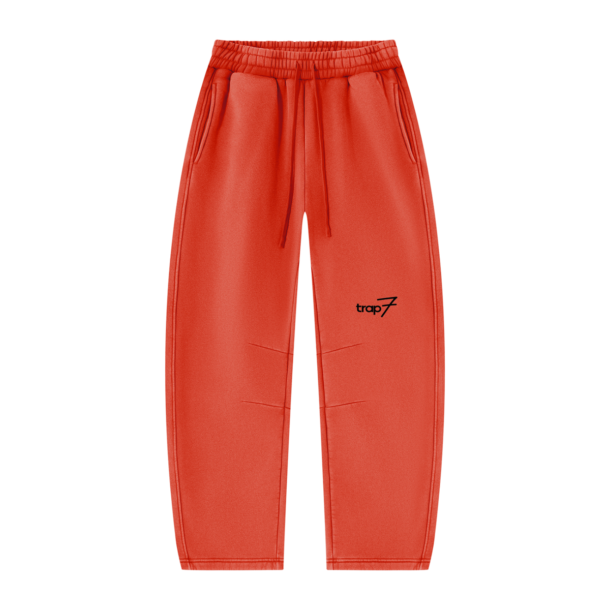 Vintage Wash Barrel-Leg Fleece Sweatpants