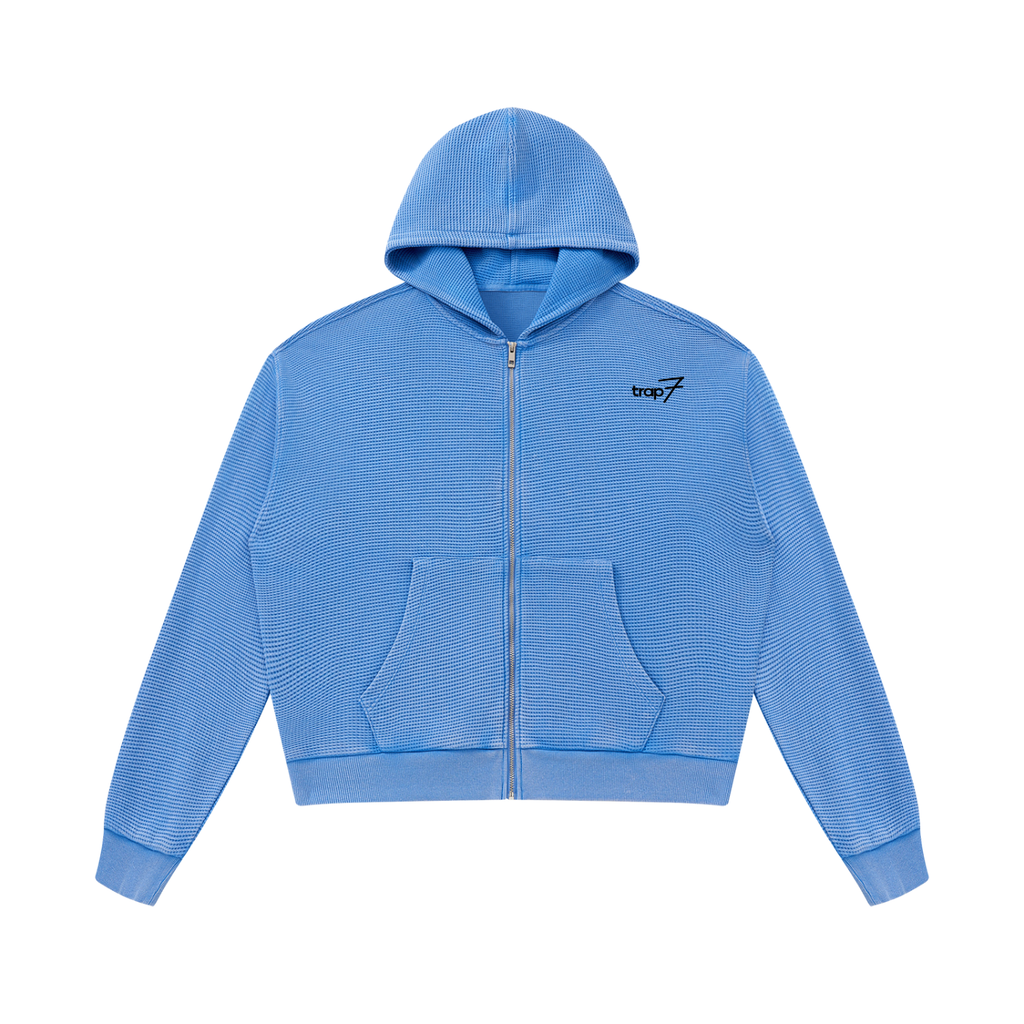 Unisex Mineral-Washed Waffle Hoodie