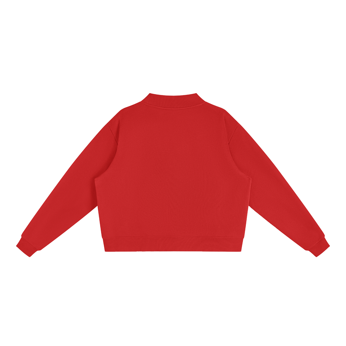 Cozy Mock-Neck Fleece Sweatshirt