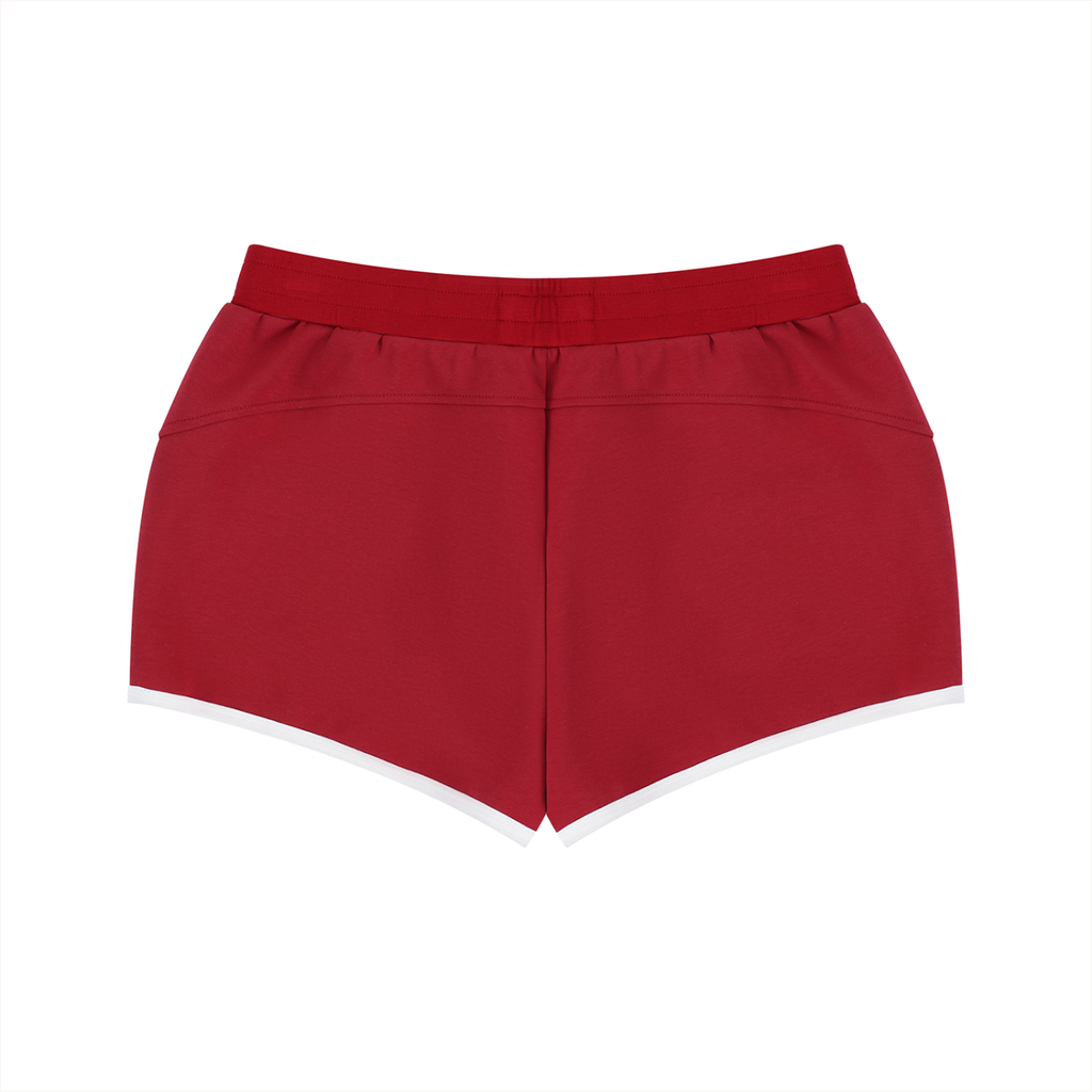 Retro Contrast-Trim Shorts