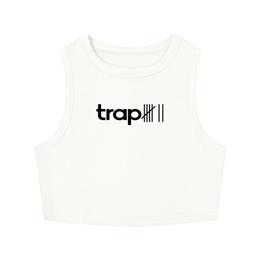Sculpted Crewneck Crop Tank