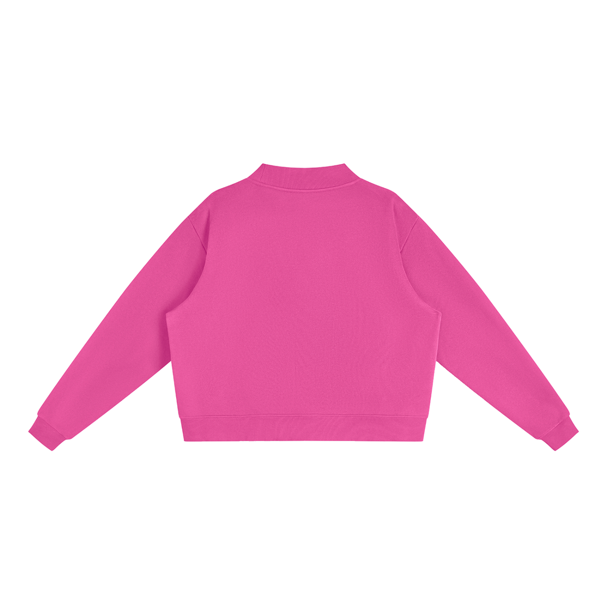 Cozy Mock-Neck Fleece Crewneck