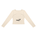 Modern Cutout Long-Sleeve Tee