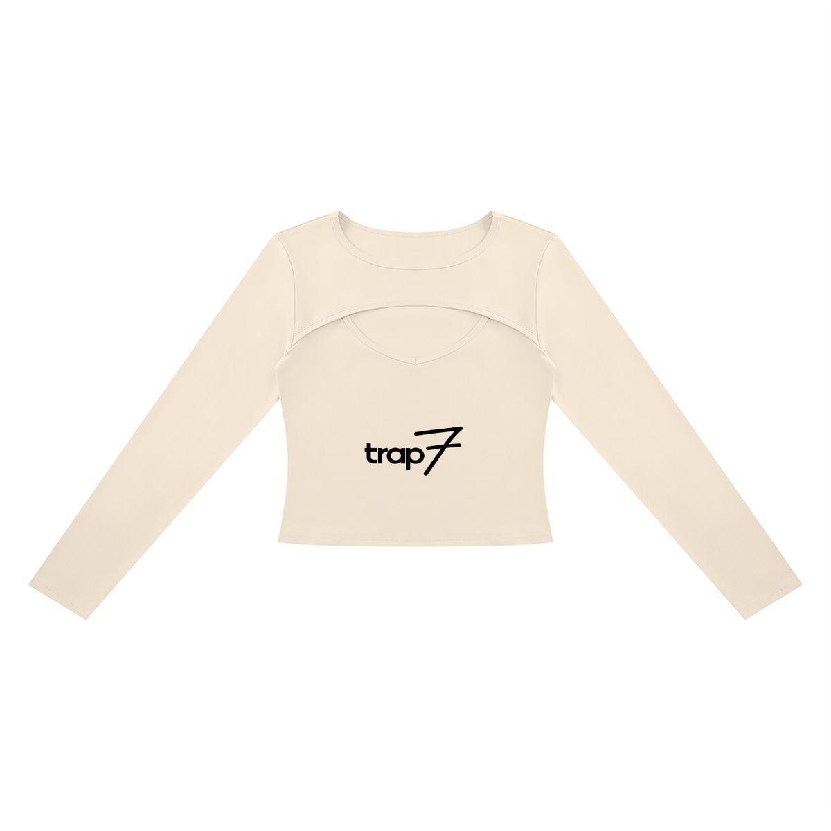 Modern Cutout Long-Sleeve Tee