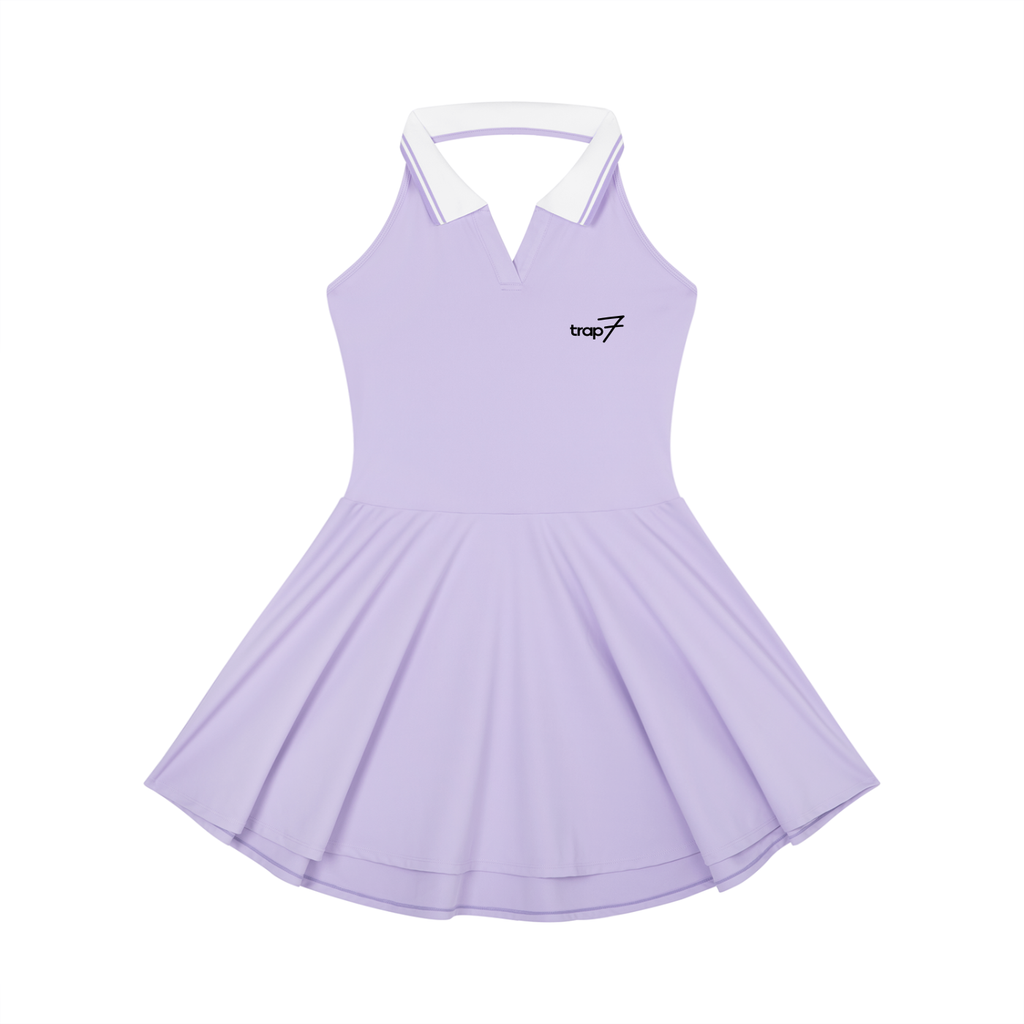 Collared Halter Tennis Dress