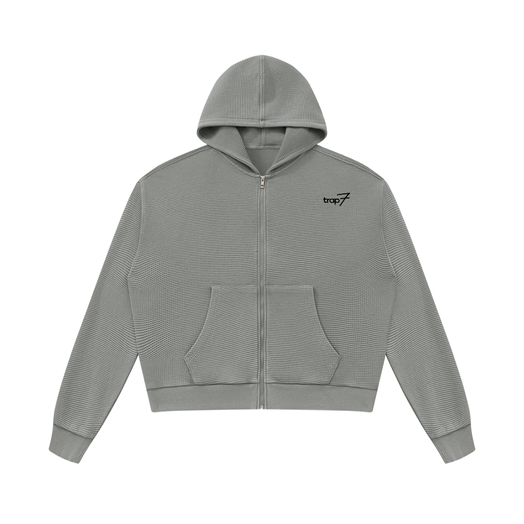Unisex Mineral-Washed Waffle Hoodie