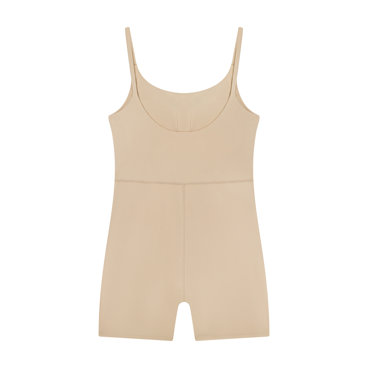 Sleek U-Neck Yoga Romper
