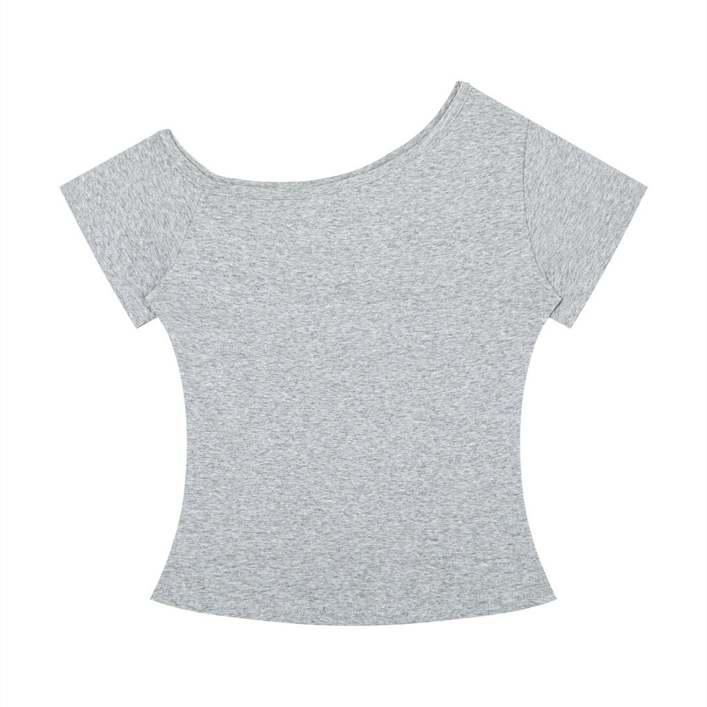 Relaxed Off-Shoulder Everyday Tee