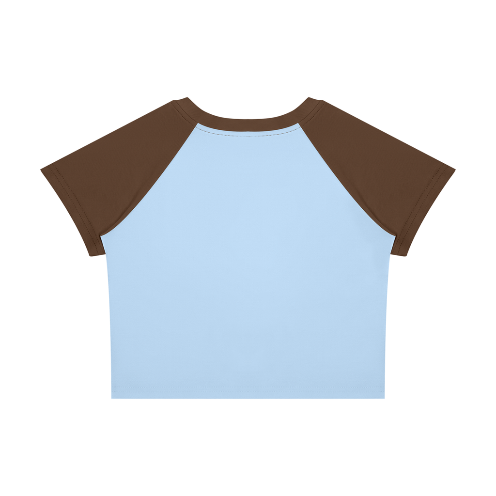 Colorblock Raglan Baby Tee