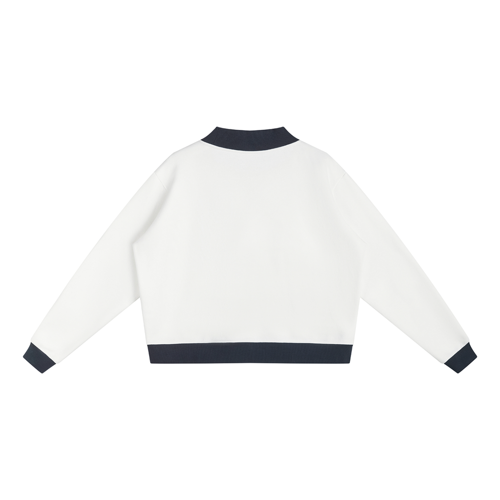 Elevated Mock-Neck Crew Sweatshirt