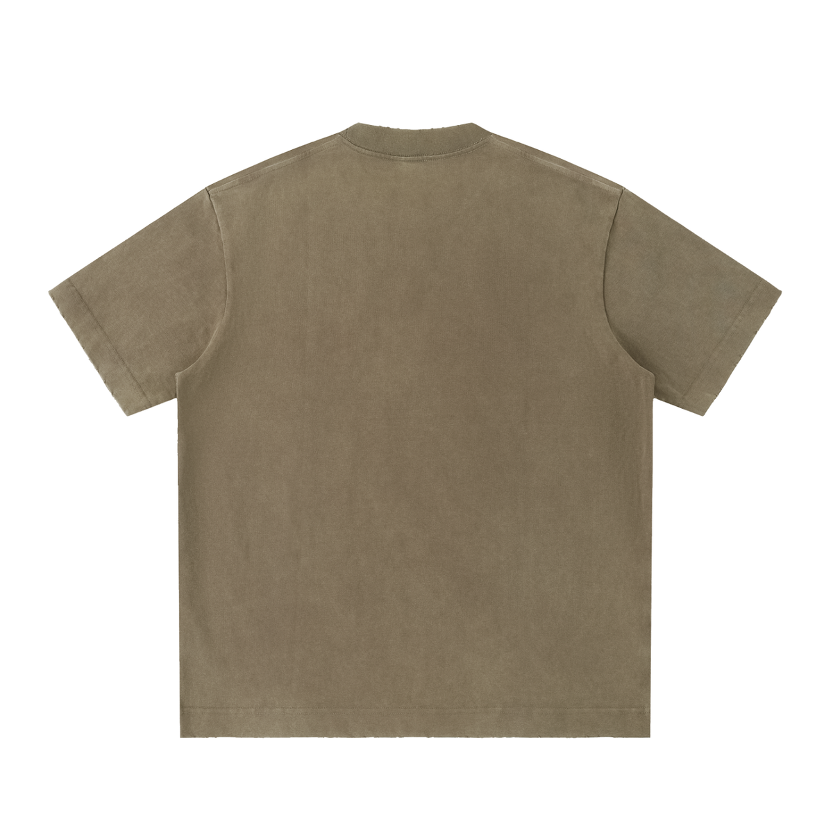 Vintage Washed Frayed-Edge Tee