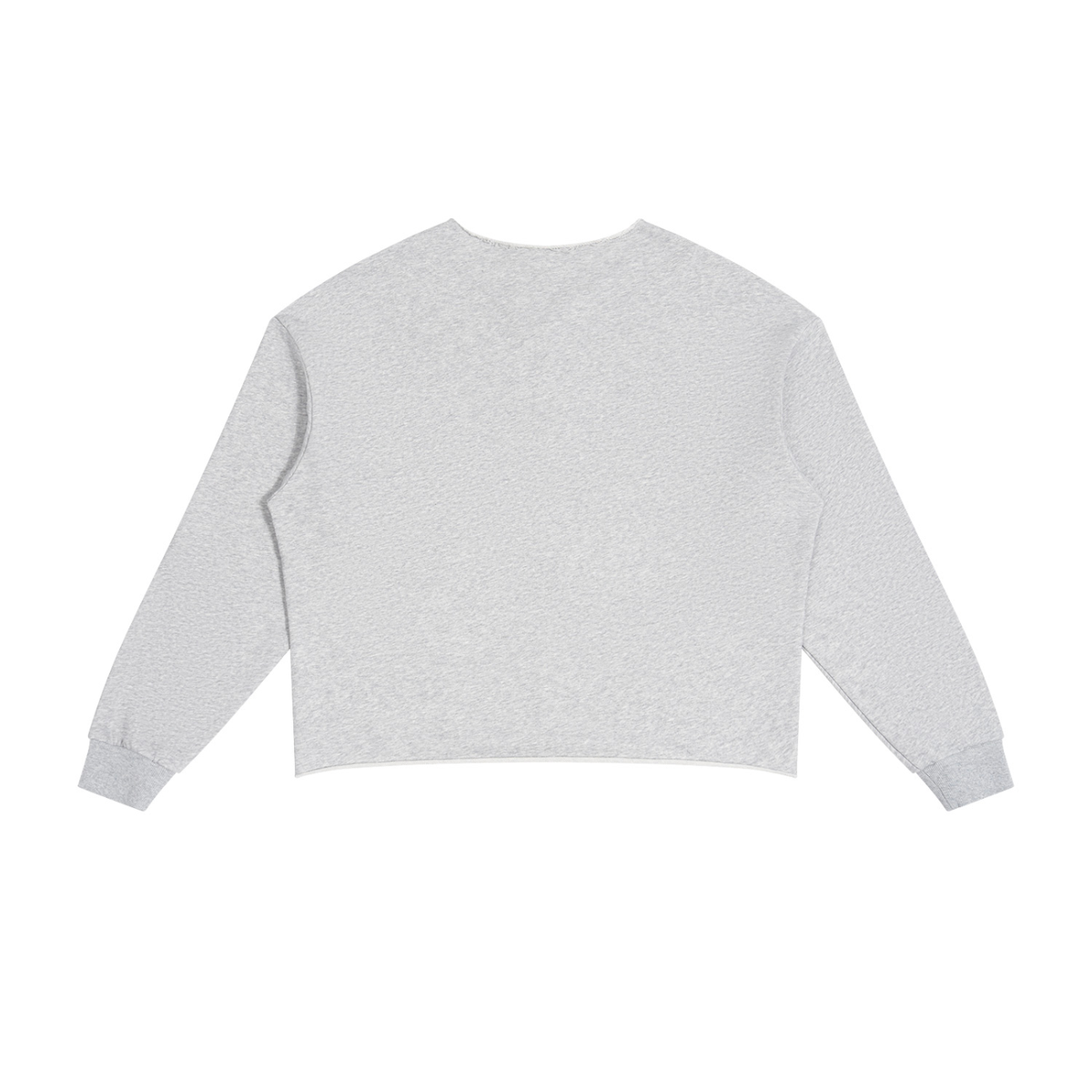 Unisex Raw-Edge Panel Boxy Sweatshirt