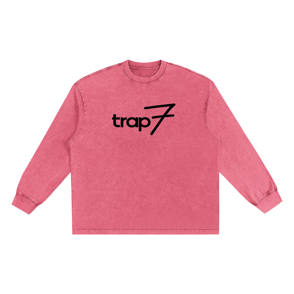 Snow Washed Raw-Edge Tee