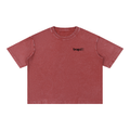 Mineral Wash Boxy Cotton Tee