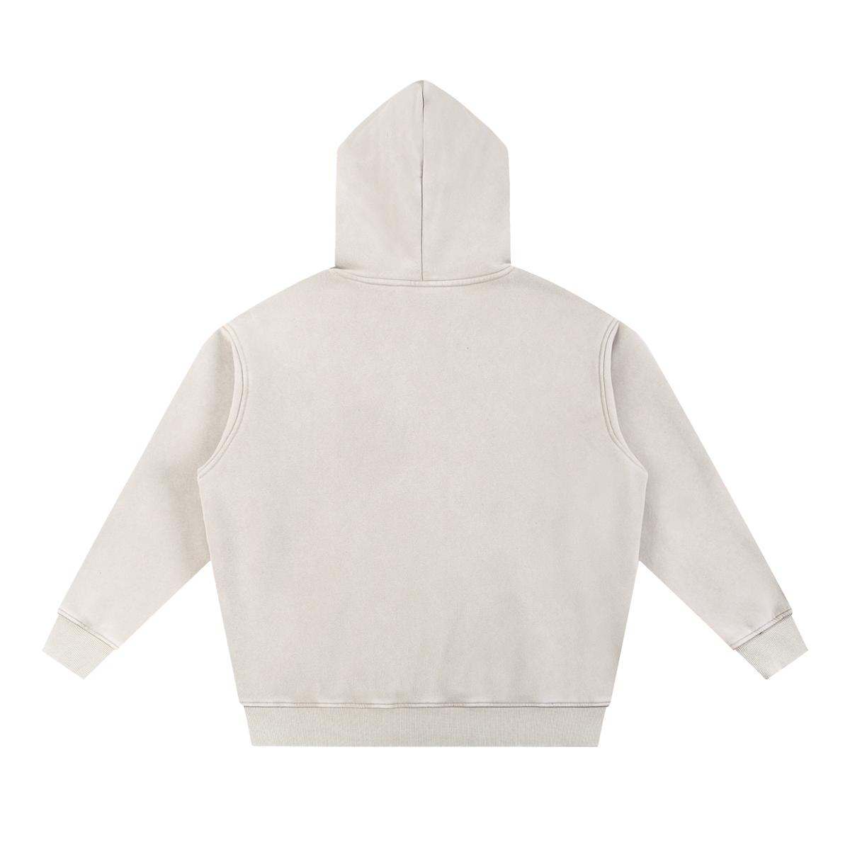 Snow Washed Oversized Fleece Hoodie