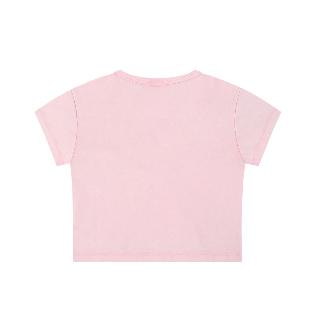 Snow Washed Cropped Tee