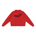Cozy Mock-Neck Fleece Sweatshirt