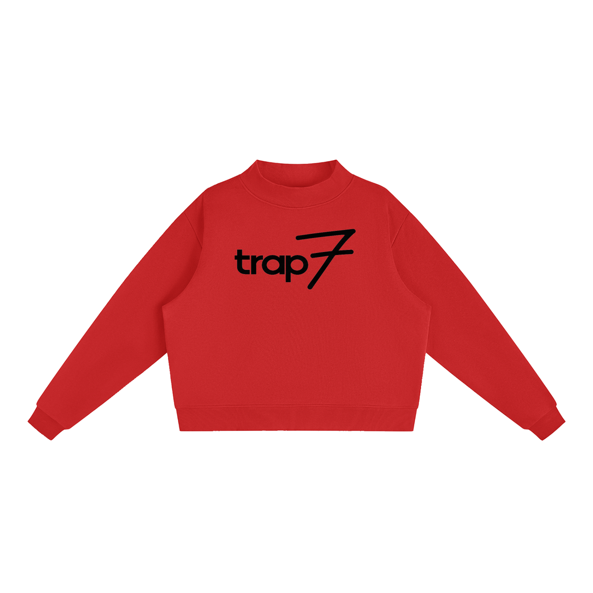 Cozy Mock-Neck Fleece Sweatshirt