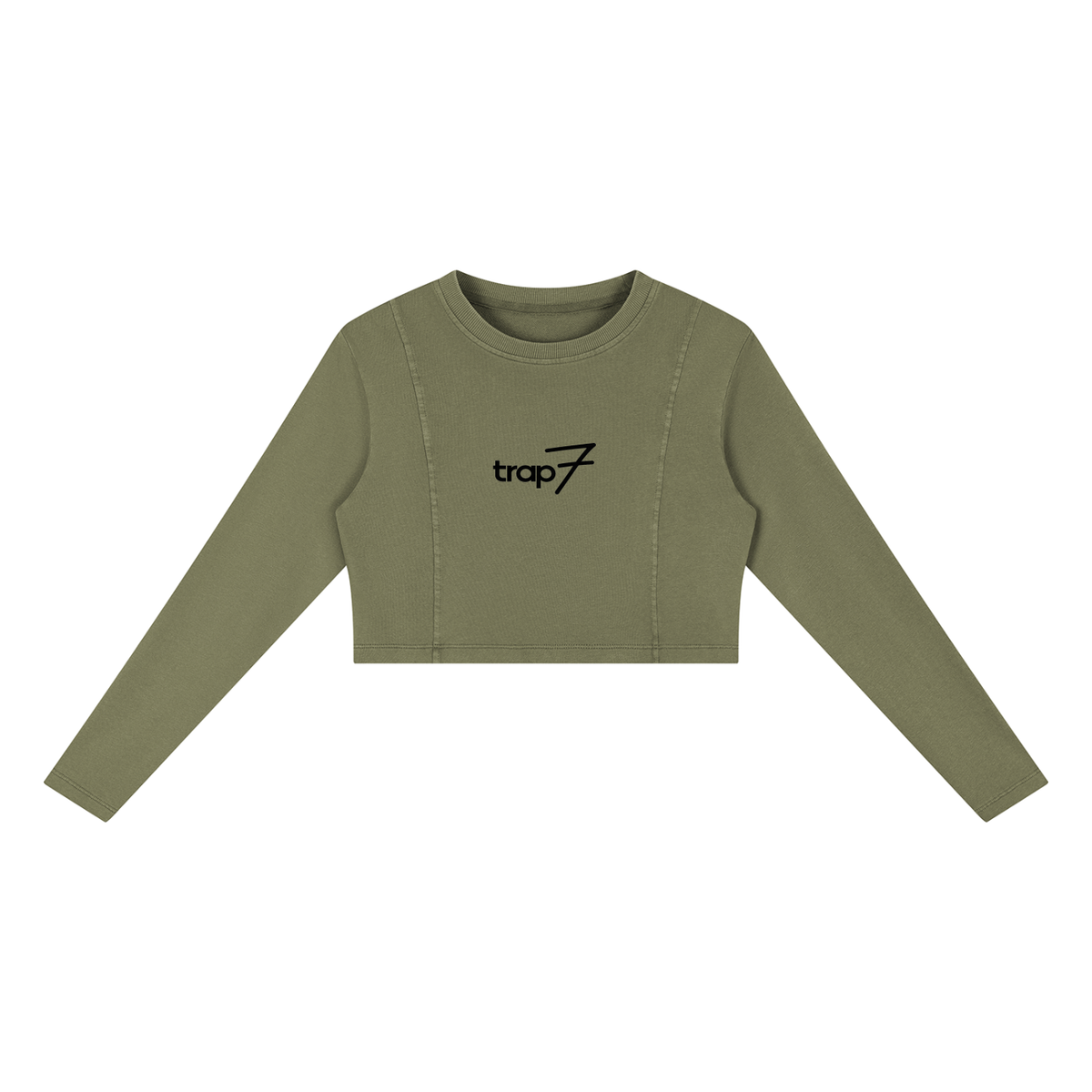Mineral-Washed Everyday Crop Sweatshirt