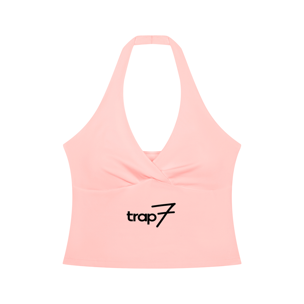 Ruched Halter Active Tank