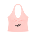 Ruched Halter Active Tank