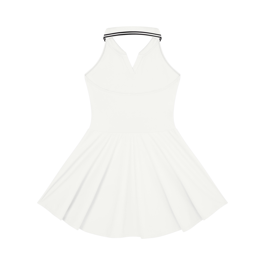 Collared Halter Tennis Dress