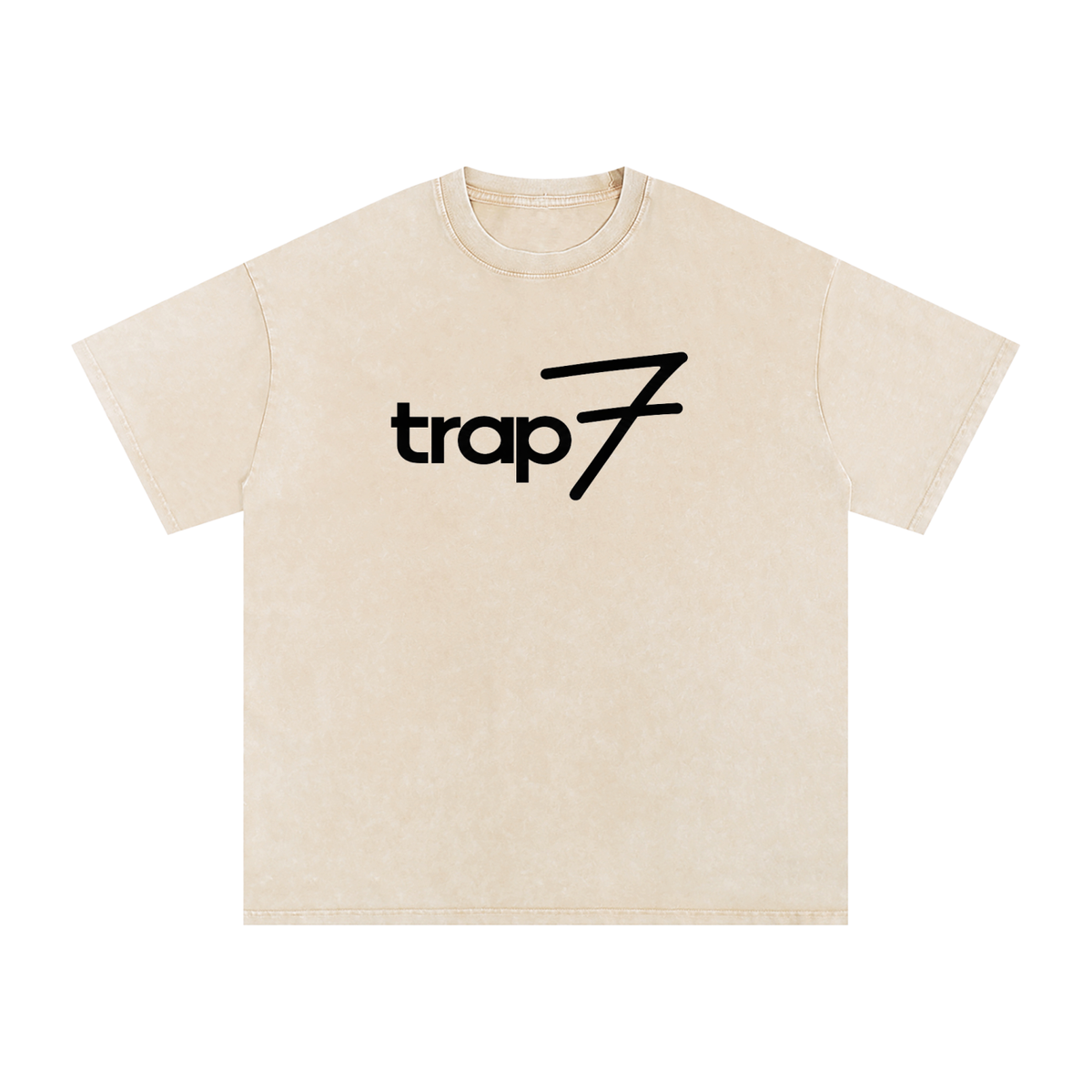 Snow Washed Oversized Cotton Tee