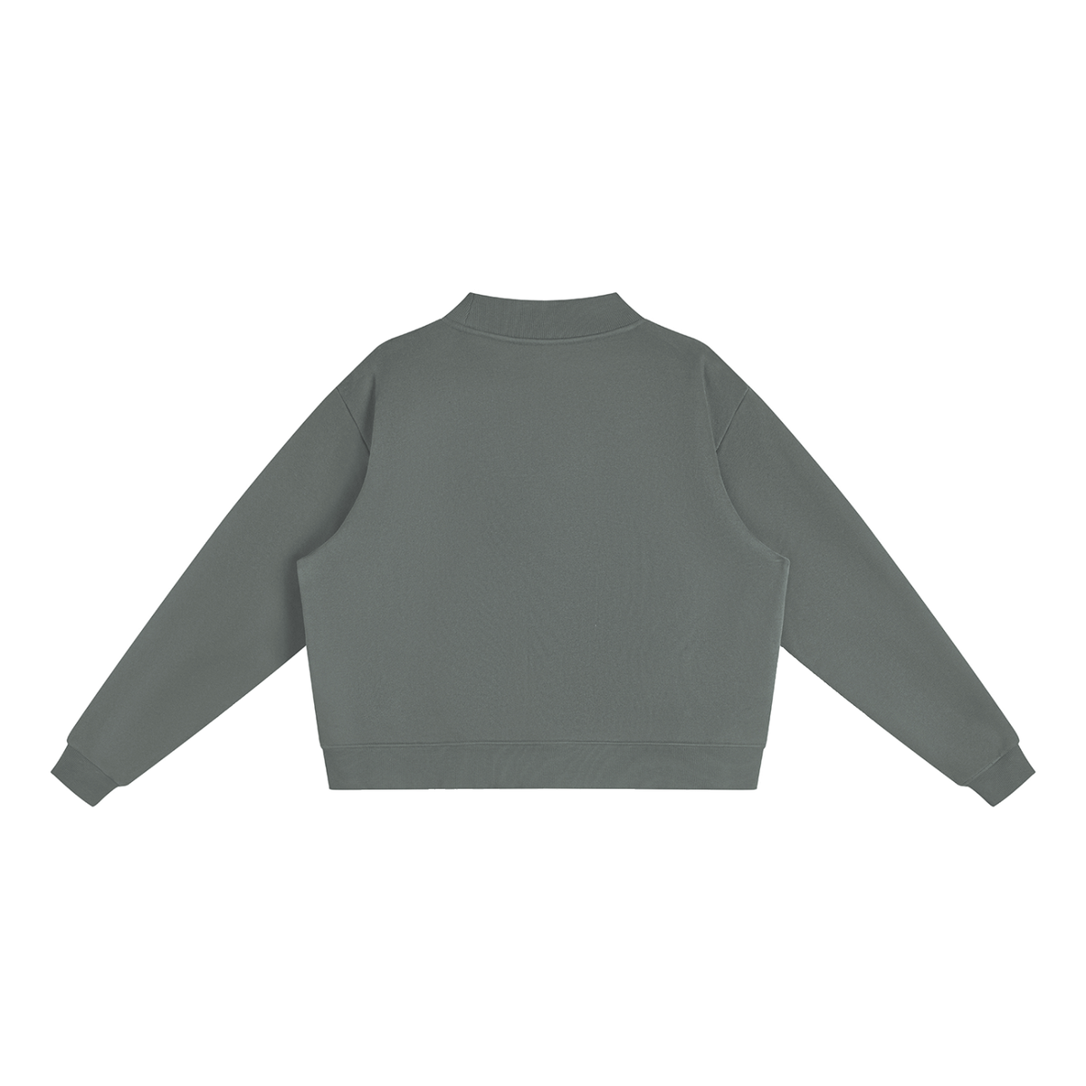 Cozy Mock-Neck Fleece Crewneck