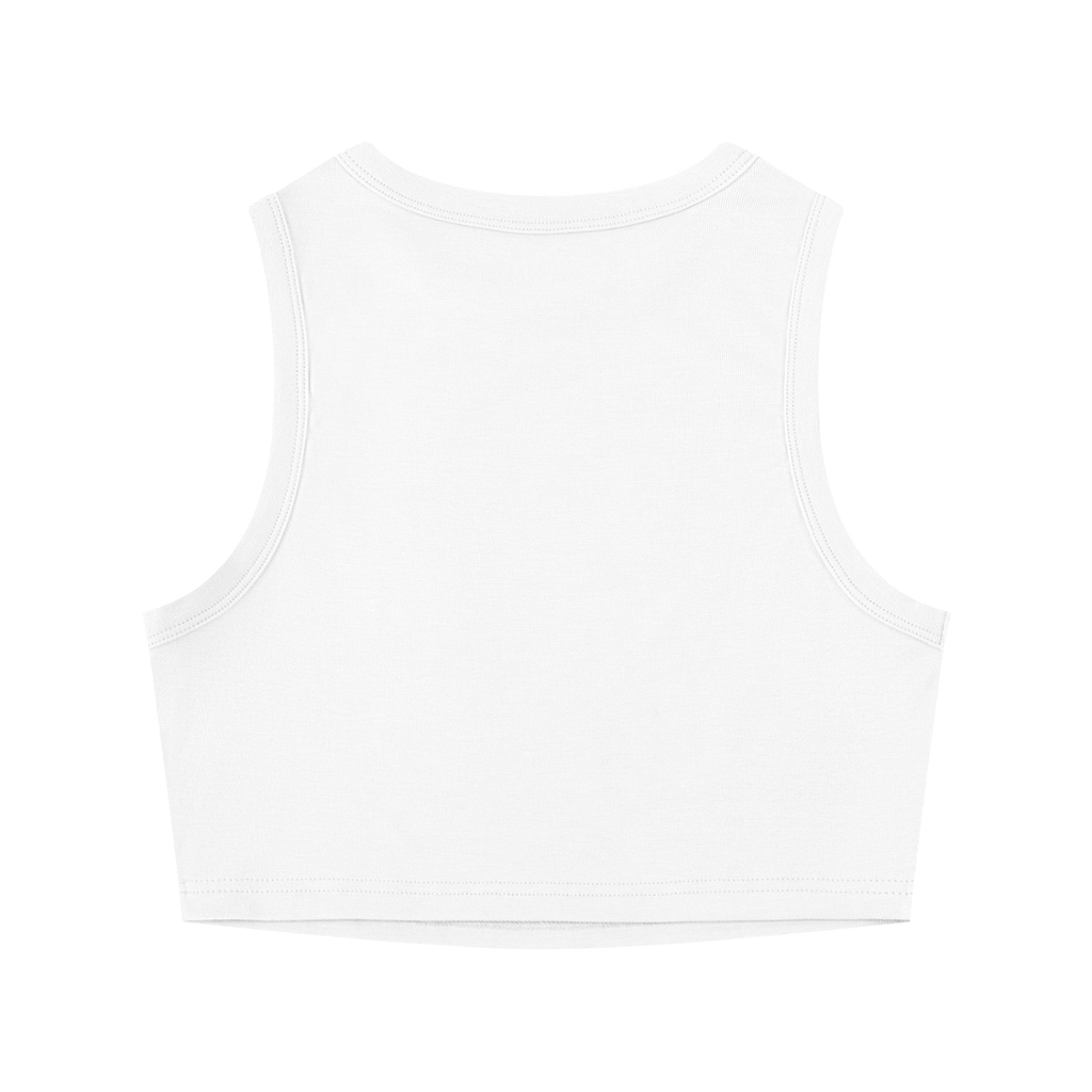 Sculpted Crewneck Crop Tank