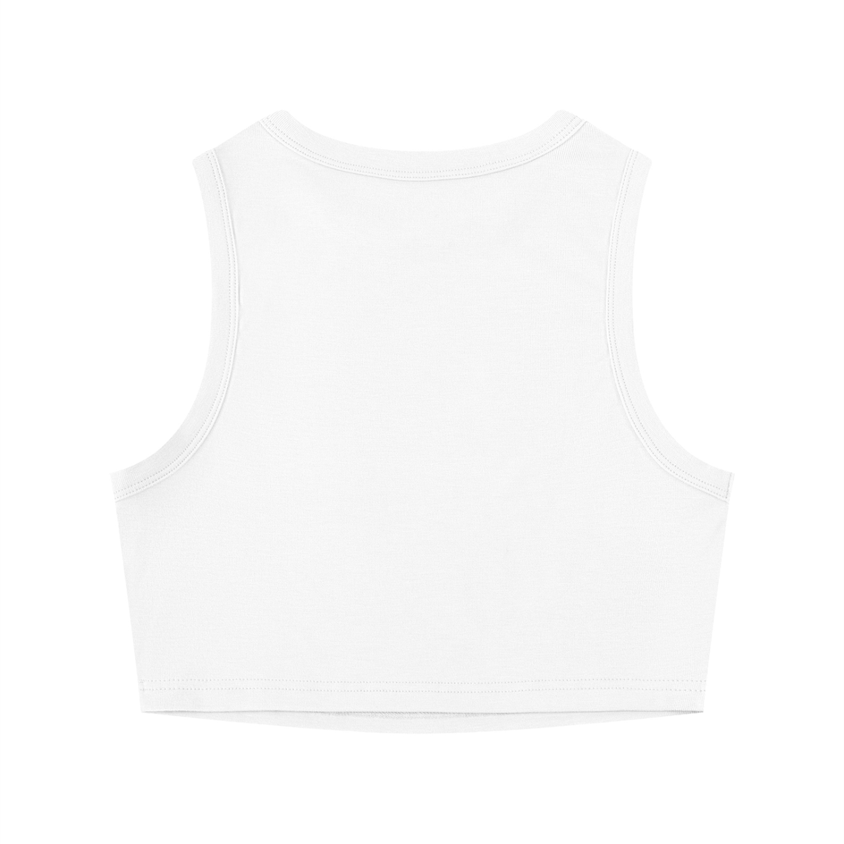 Sculpted Crewneck Crop Tank