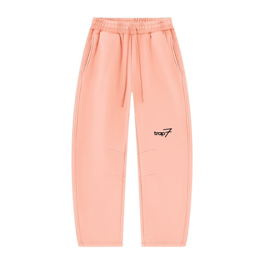 Vintage Wash Barrel-Leg Fleece Sweatpants