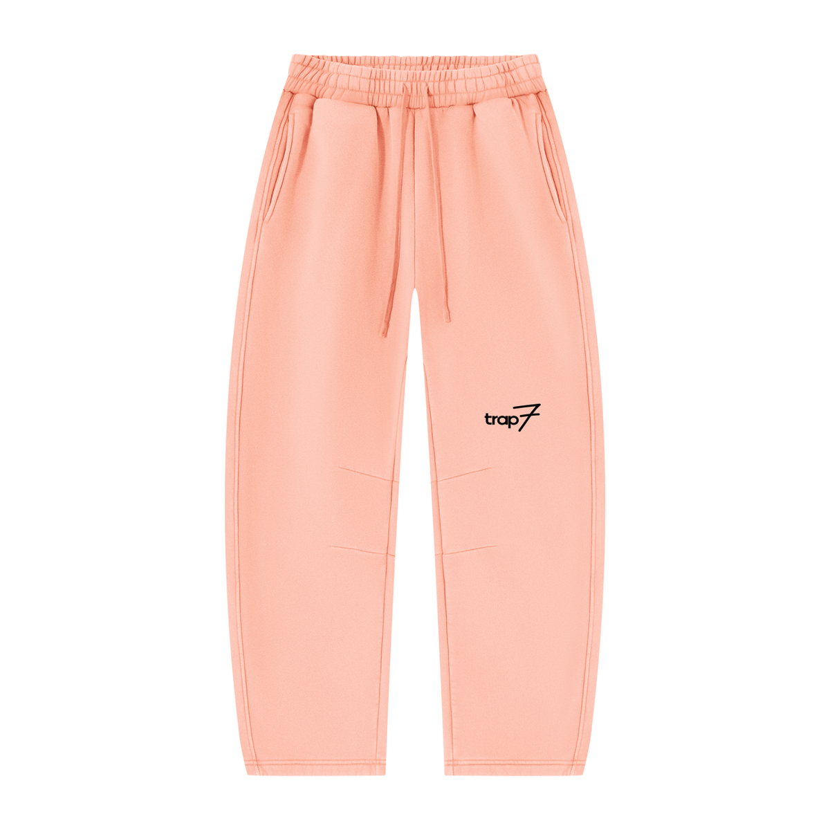 Vintage Wash Barrel-Leg Fleece Sweatpants