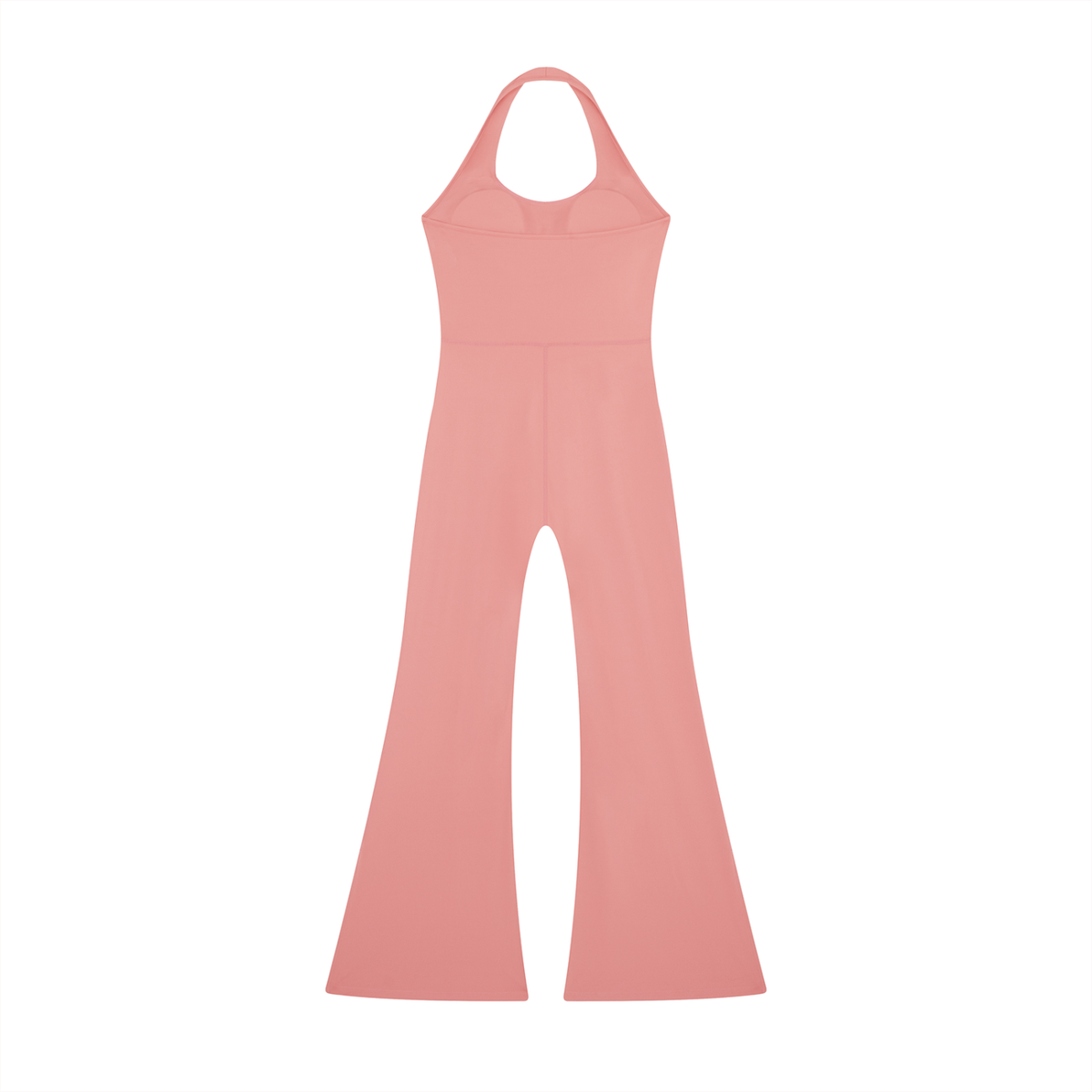 Sleek Halter Flare Jumpsuit