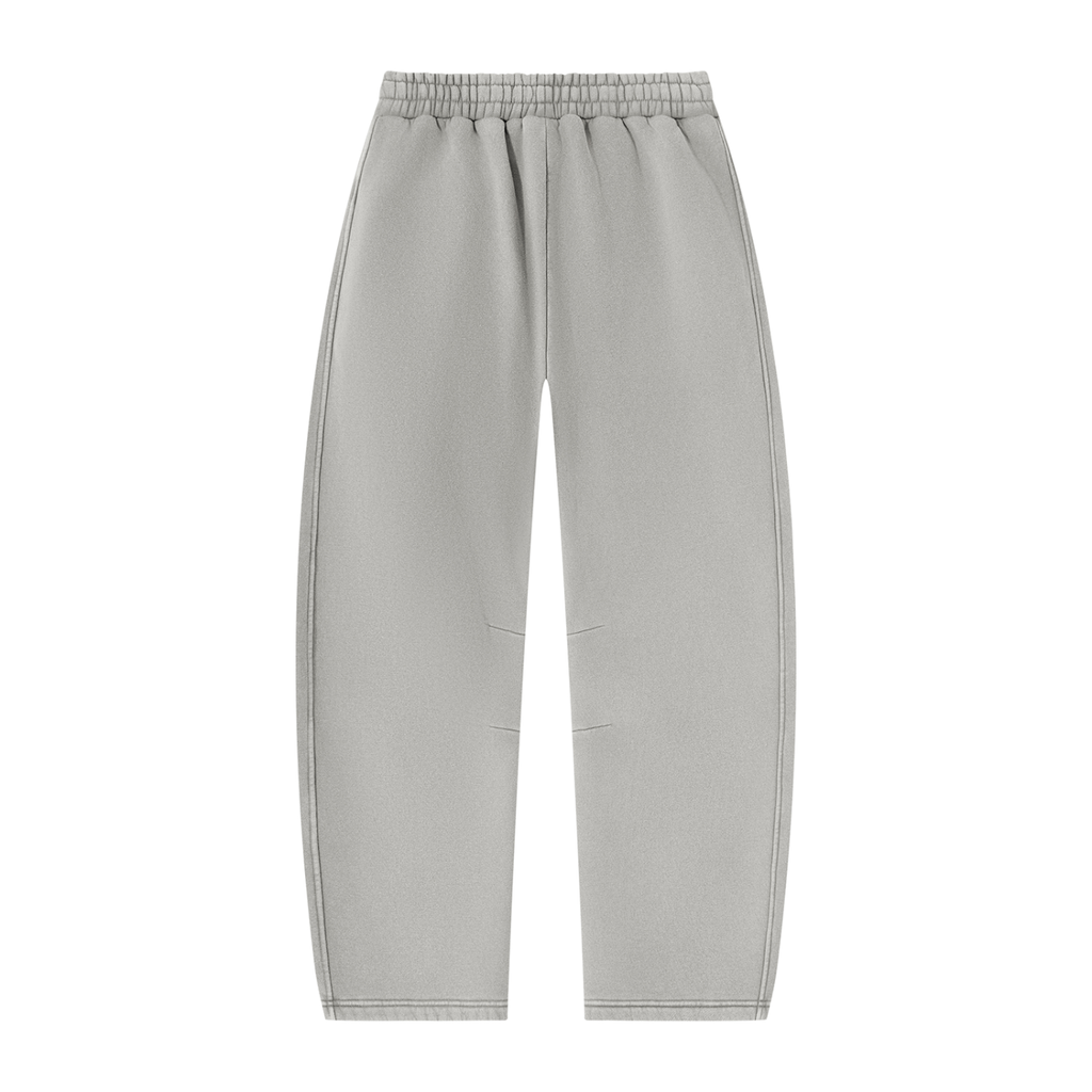Vintage Wash Barrel-Leg Fleece Sweatpants