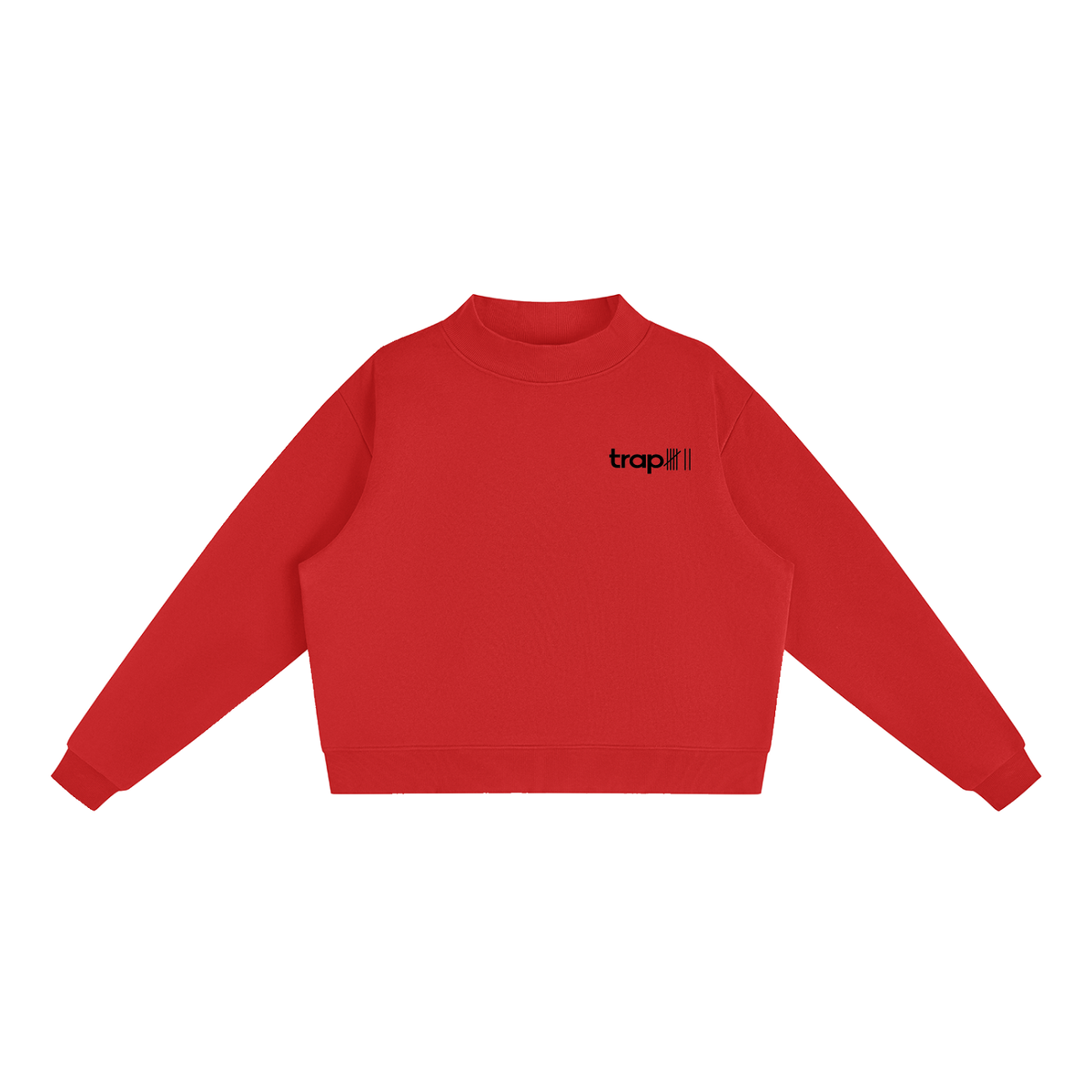 Cozy Mock-Neck Fleece Crewneck