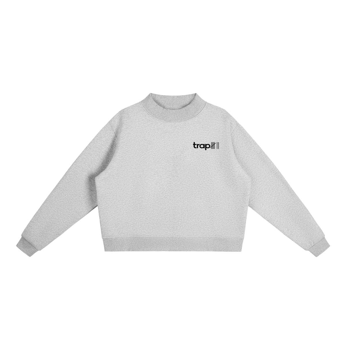 Cozy Mock-Neck Fleece Crewneck