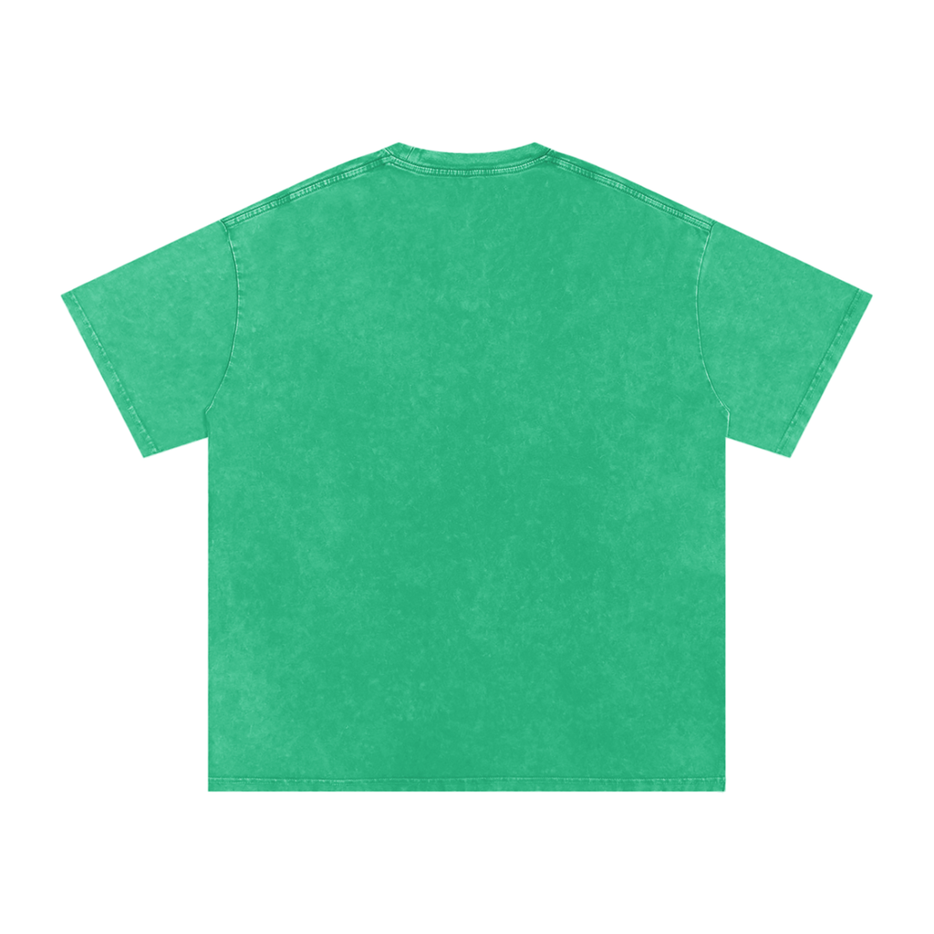 Snow Washed Oversized Cotton Tee