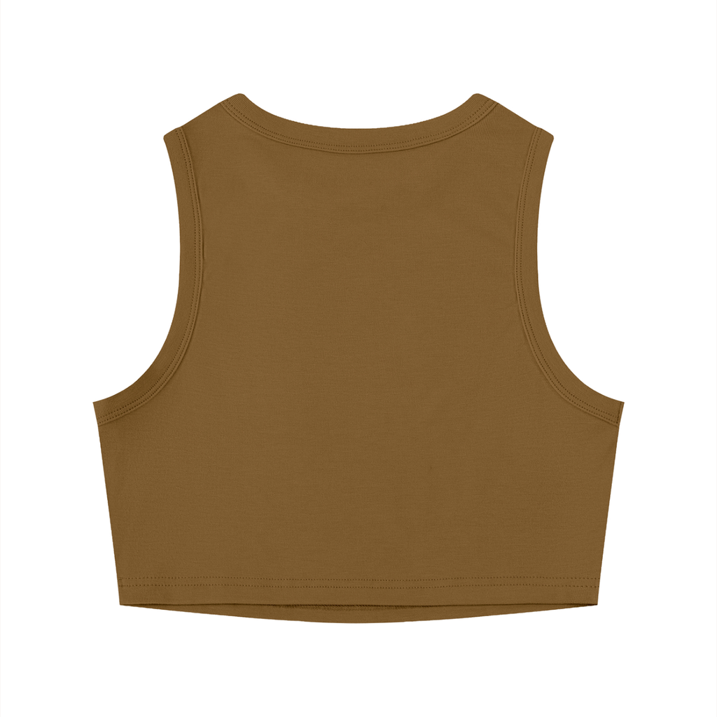 Sculpted Crewneck Crop Tank