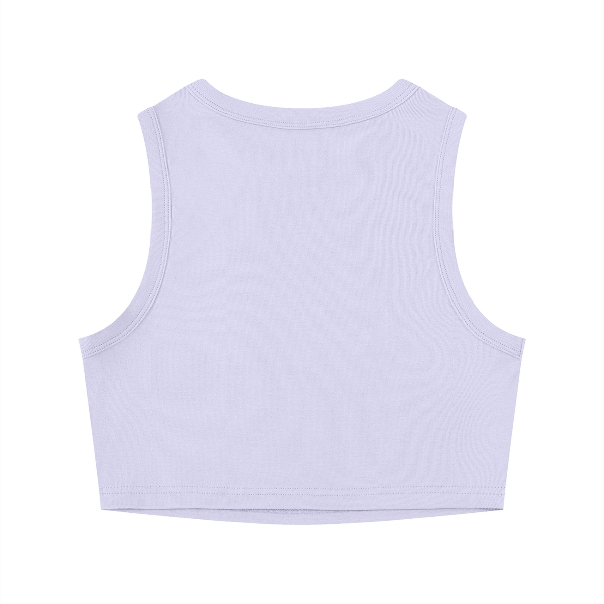 Sculpted Crewneck Crop Tank