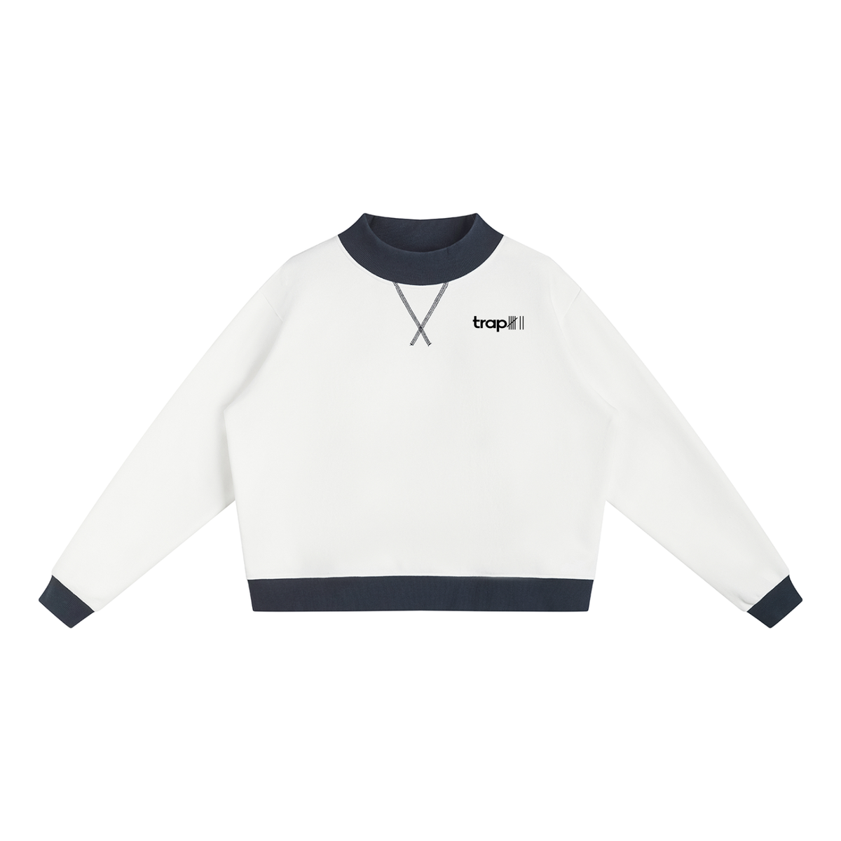 Elevated Mock-Neck Crew Sweatshirt
