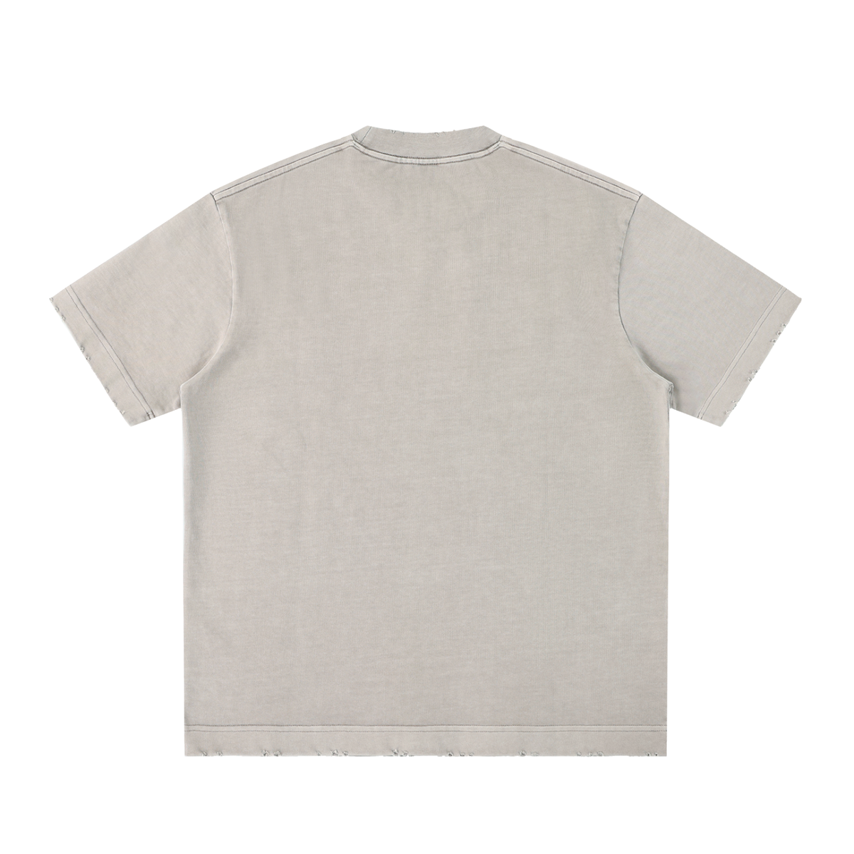 Vintage Washed Frayed-Edge Tee